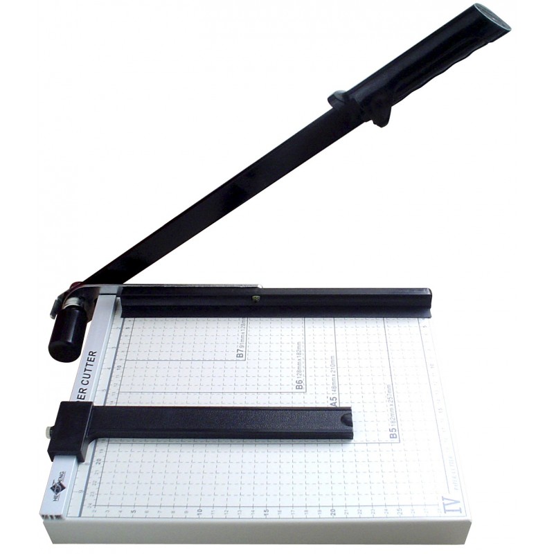 Guillotina cortadora de papel A4: herramienta de corte recto de 12 pulgadas  con cuchillas de seguridad automáticas para cortar tarjetas de papel